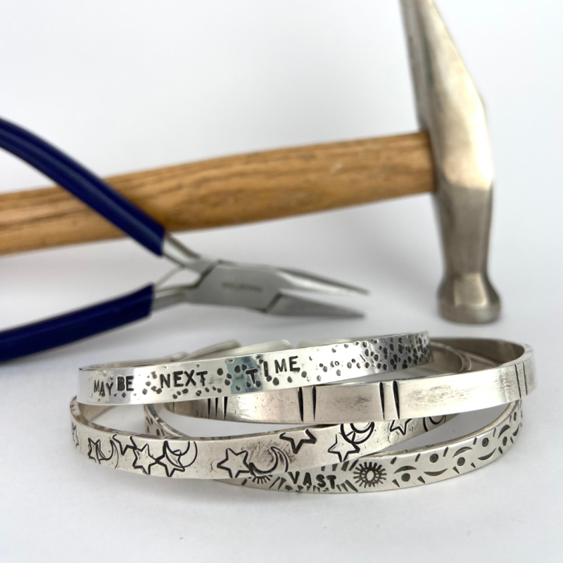 Silver jewelry-making classes continue in April