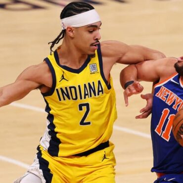 Andrew Nembhard gave Jalen Brunson hell, and gave the Pacers exactly what they needed at just the right time