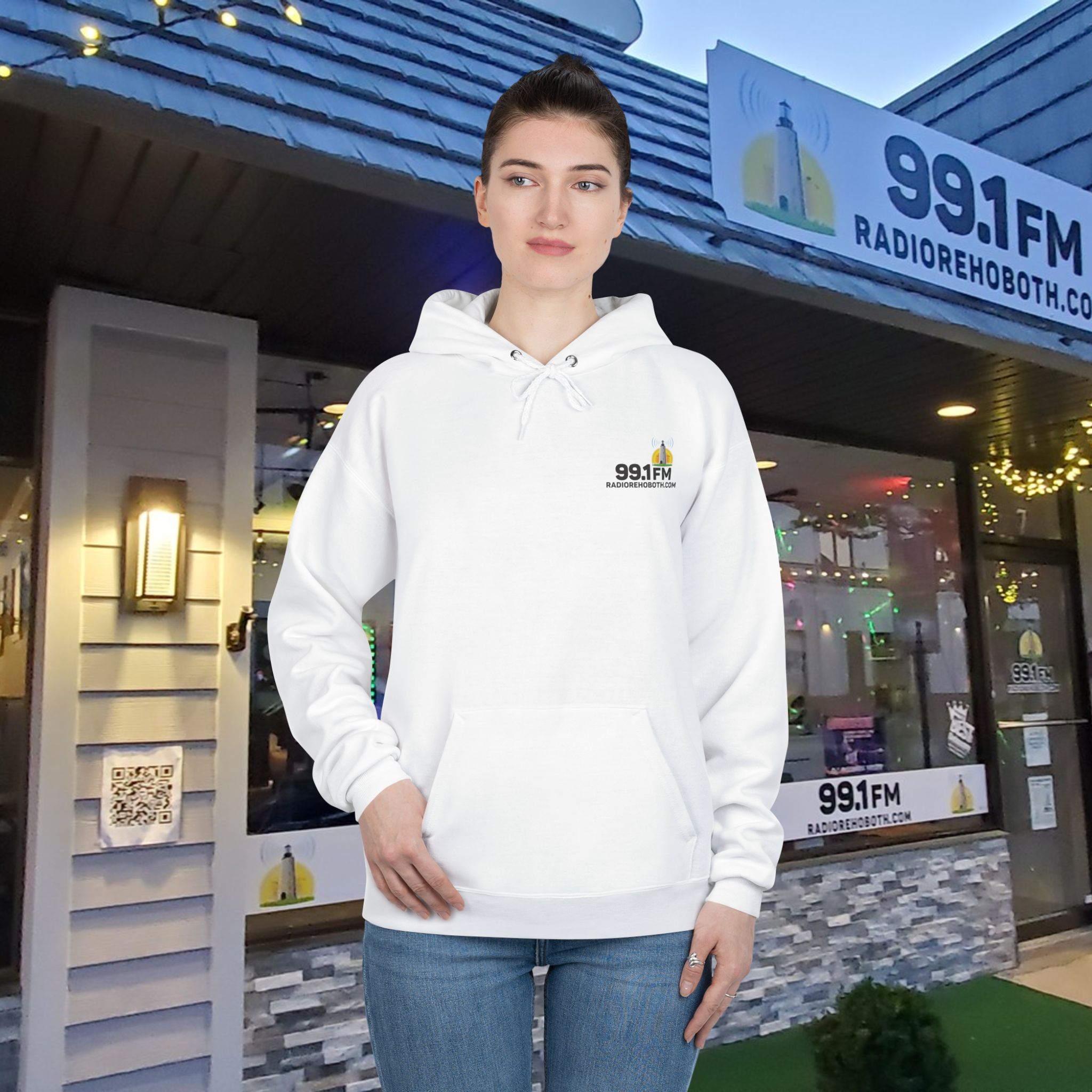 Unisex Eco-Friendly Community Radio Hoodie, Cozy Sweatshirt, Perfect for Radio Lovers, Gifts for Music Enthusiasts, Eco-Conscious Fashion - Image 7