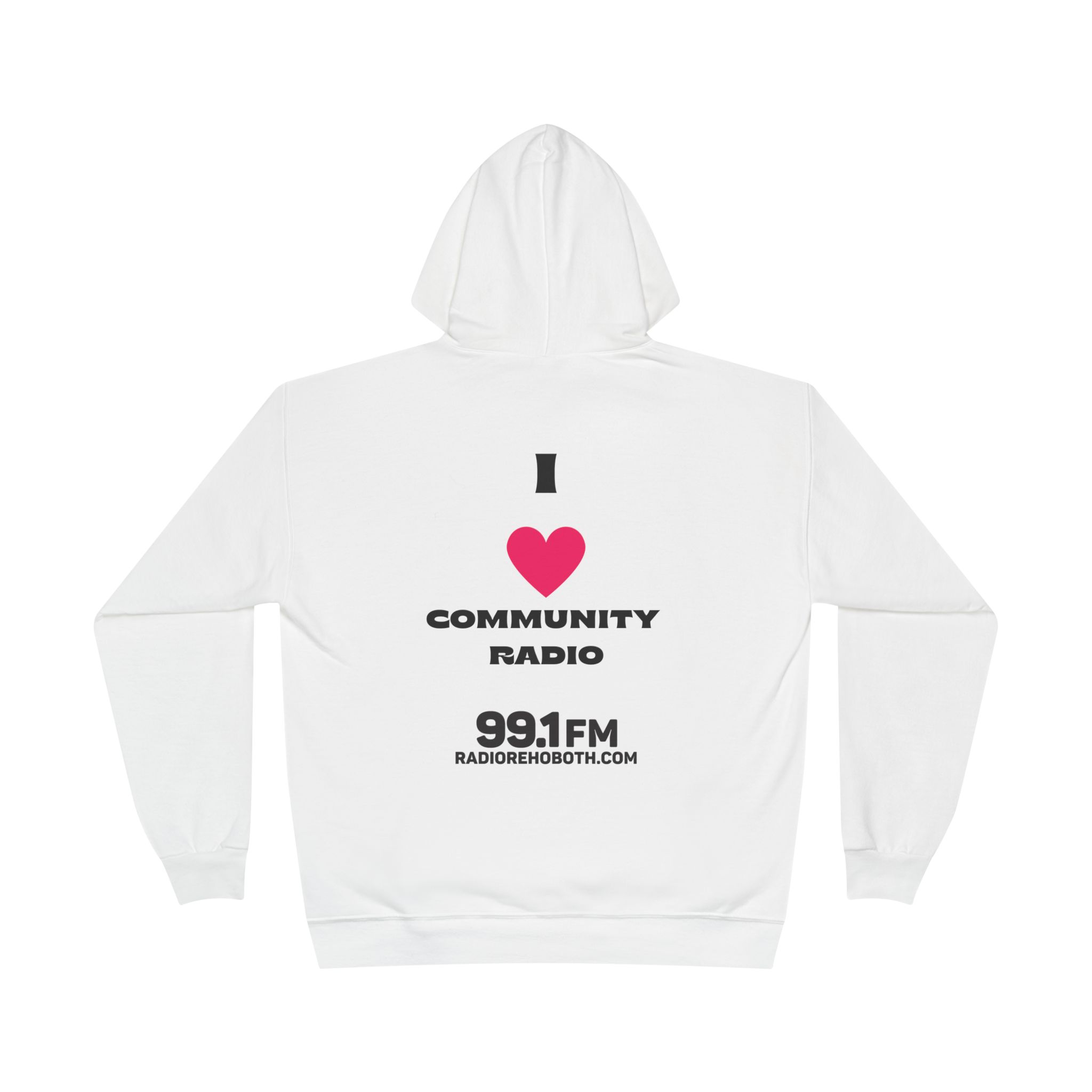 Unisex Eco-Friendly Community Radio Hoodie, Cozy Sweatshirt, Perfect for Radio Lovers, Gifts for Music Enthusiasts, Eco-Conscious Fashion - Image 6