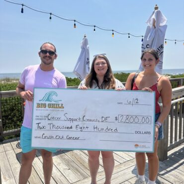 Crush Out Cancer nets ,800 donation for local programs