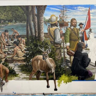 Historic mural created for Lewes museum; installation set for Sept. 29