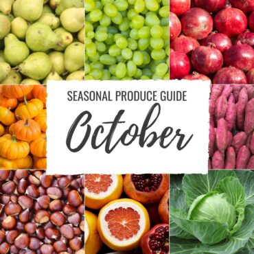 What’s in season: October | Produce guide with recipes!