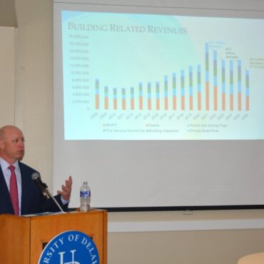 Sussex administrator talks land-use trends at chamber luncheon