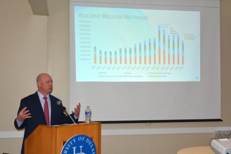 Sussex administrator talks land-use trends at chamber luncheon