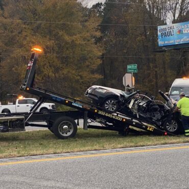 Five injured in two-car crash on Route 1 near Milton