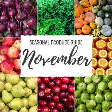What’s in season: November | Produce guide with recipes!