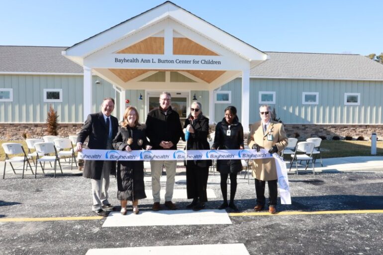 Bayhealth cuts ribbon at new Ann L. Burton Center for Children