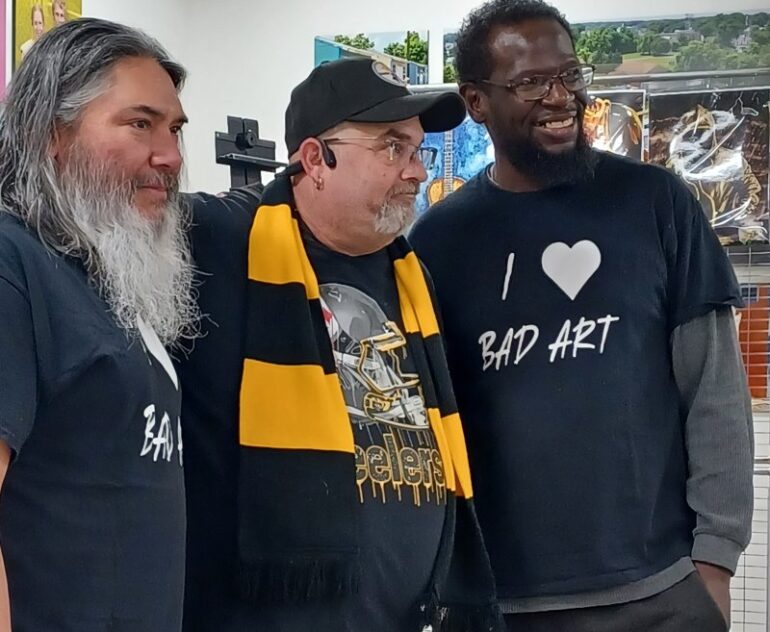 Artist inspires residents at Georgetown’s Pallet Village