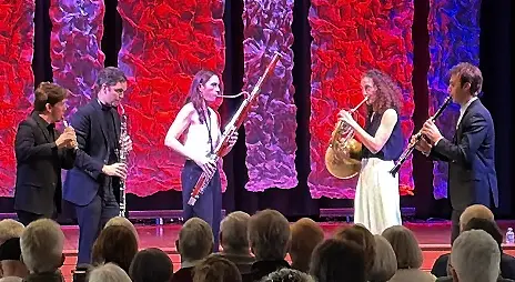 WindSync quintet lights up Coastal Concerts stage