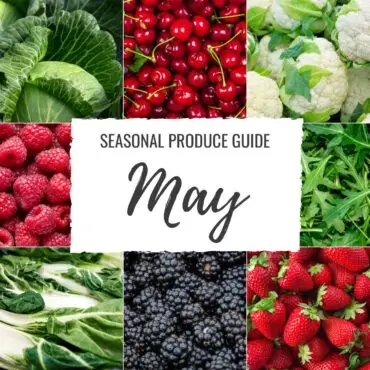 Seasonal Produce Guide: May | Illustrated Guide with Recipes